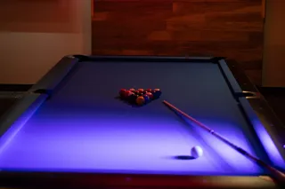 Pool tables and dart boards at Arena Opole