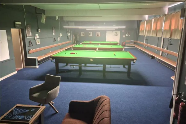 Three snooker tables at Thurles Snooker Club